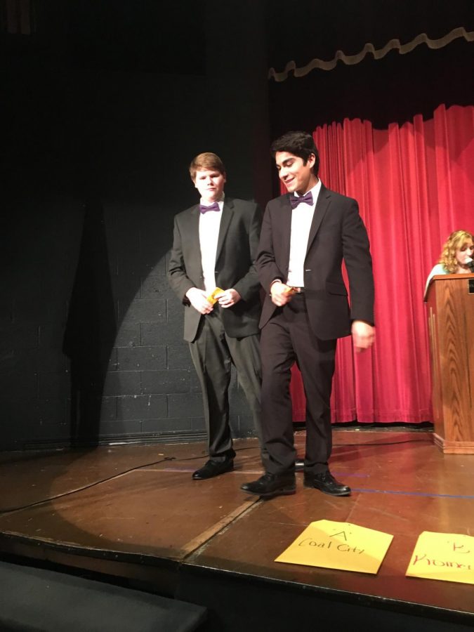 Juniors Guillermo Vazquez and Jayden Bauer placed 8th in Humorous Duet Acting—Two away from breaking into finals.