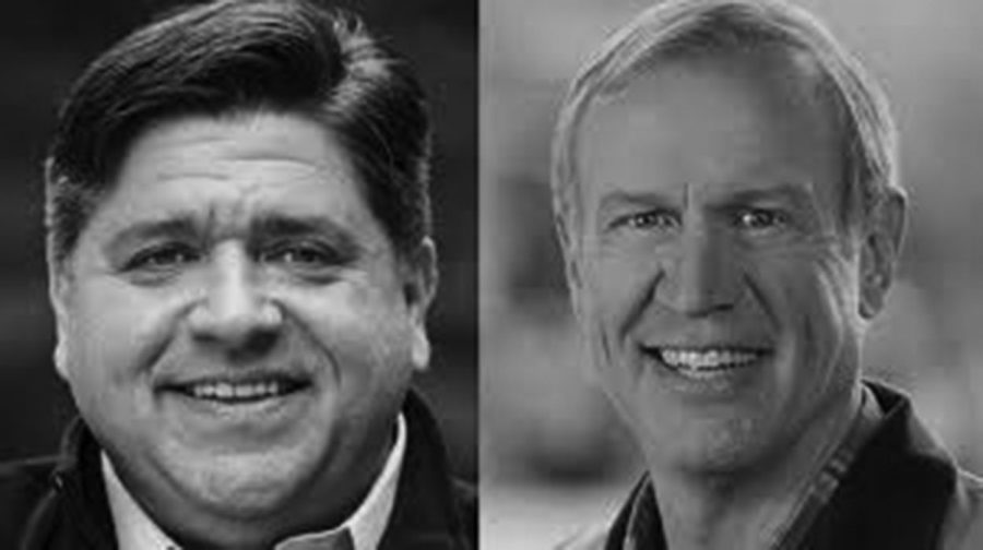 30% of students were unable to identify J.B. Pritzker (left) and 45% of students were unable to identify Governer Bruce Rauner (right) in a survey of 200 students.