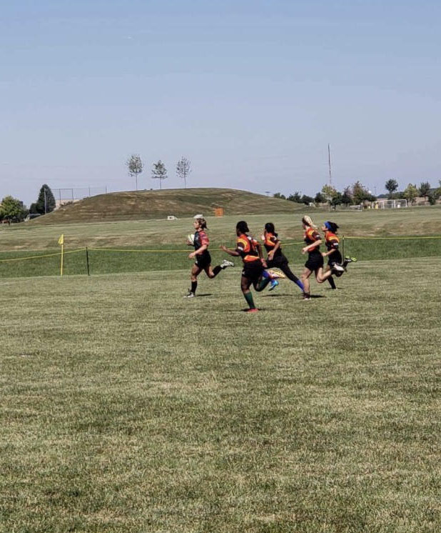 Naudia Robinson, junior, sprints towards the goal. The Thundercats had a 4-2 winning record in their fall season.