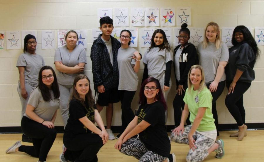 The seventh period dance class is one of several groups that will perform in the dance show on April 26. 
Photo by Abby Blazevic