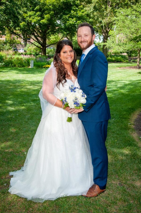 Mitzi Keane, English teacher, and Robert Keane, social studies teacher, got married over the summer.