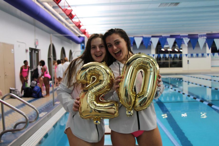 Swim team senior night