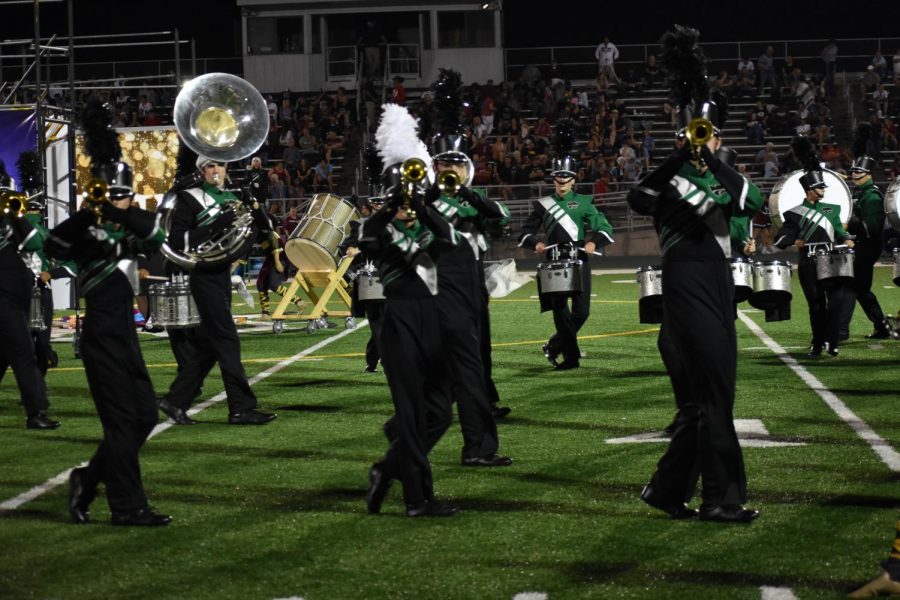 The band performed at Plainfield South and recieved 3rd place for class 3A and best percussion.