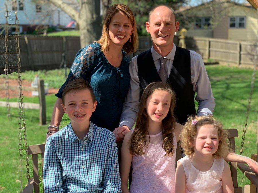Melinda Bjork, science teacher, and her husband have three children ages 14, 11, and four.