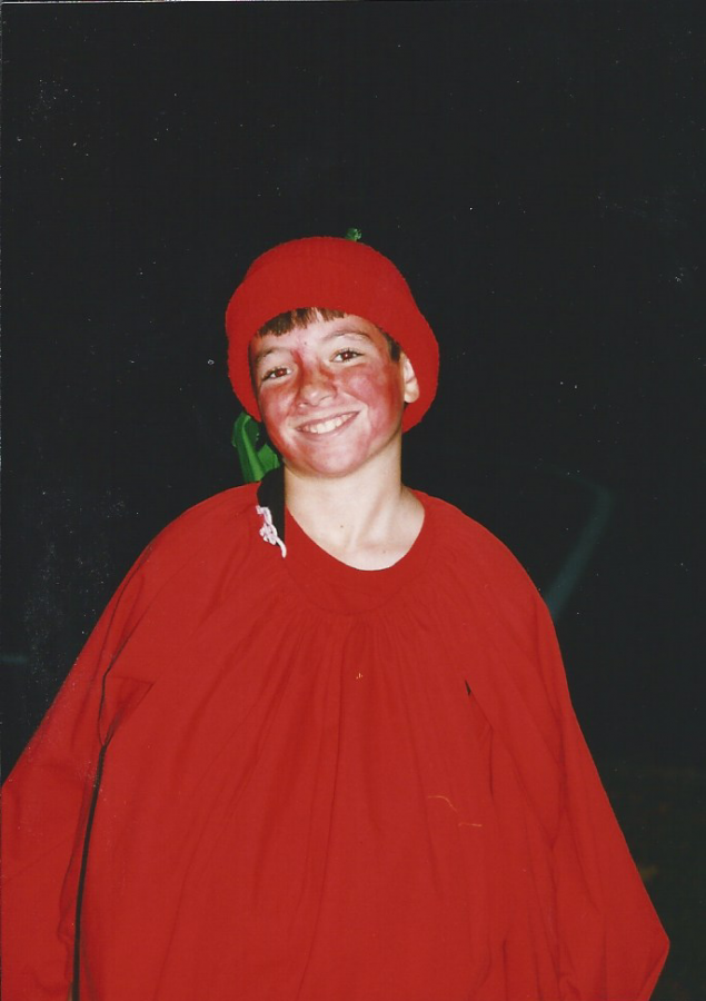 The tomato costume from 1998!