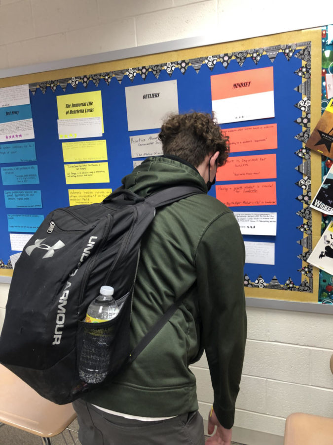 Students carry all their textbooks on their backs all day.