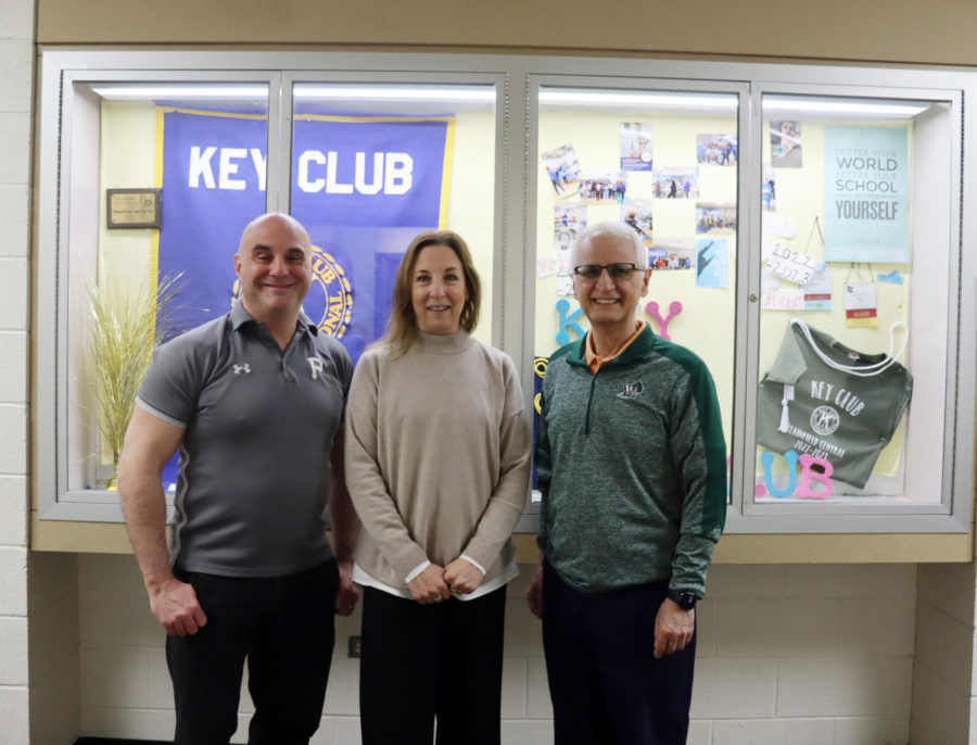 Jim Coventry, English teacher, Deb Pohlman, science teacher, and Farsheed Hafezi, teacher assistant, will retire in June.