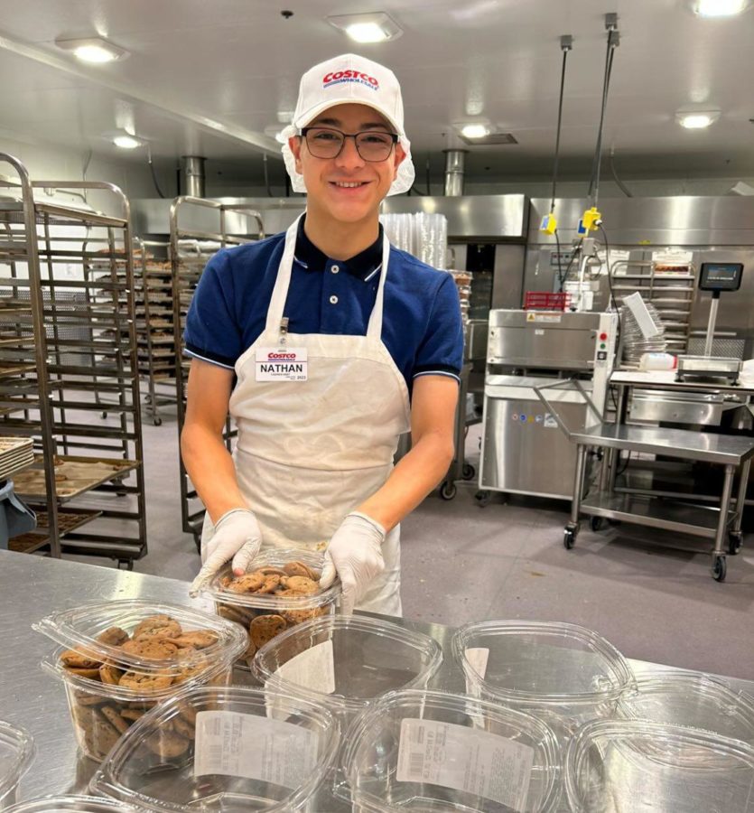 Nathan Rodriguez works in the Costco bakery since graduating.