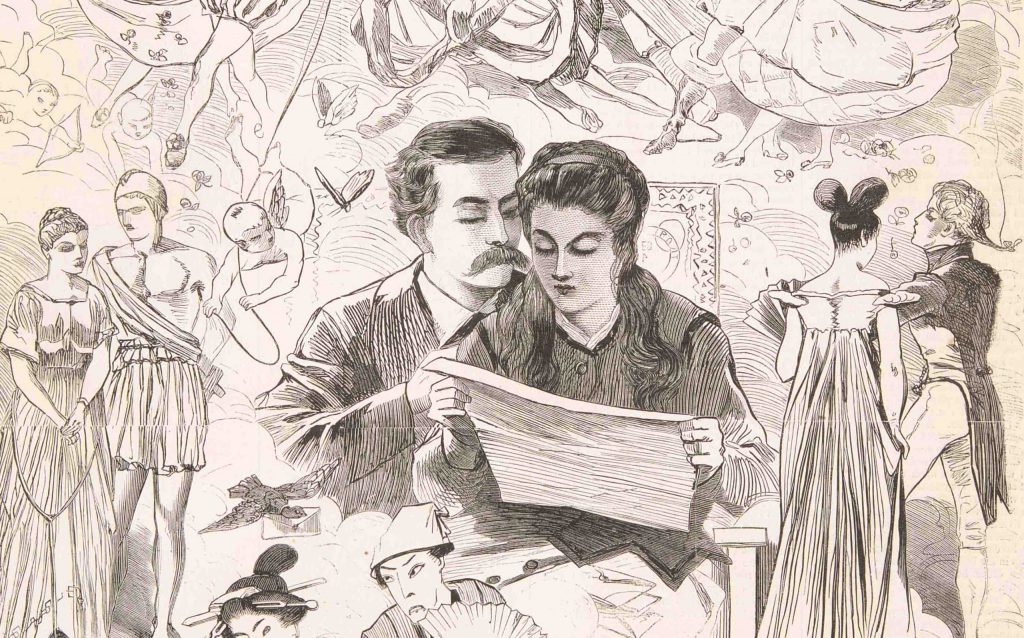 St. Valentines Day - The Old Story in All Lands (1868) by Harper & Bros. Cooper Hewitt (CC0)